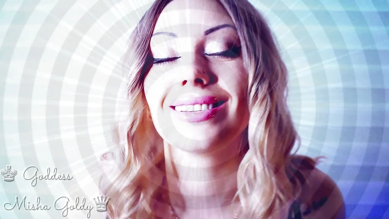 Goddess Misha Goldy: Okouzlující Asmr a oční kontakt! Transformace od člověka k objektu! Tvým...