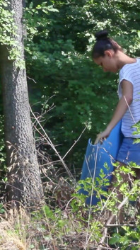 Sexy Teen Goes to Forest to Strip and Play with Herself