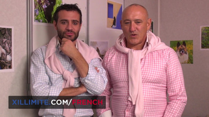 French girls at work: French busty vet gets fucked in DP by 2 men