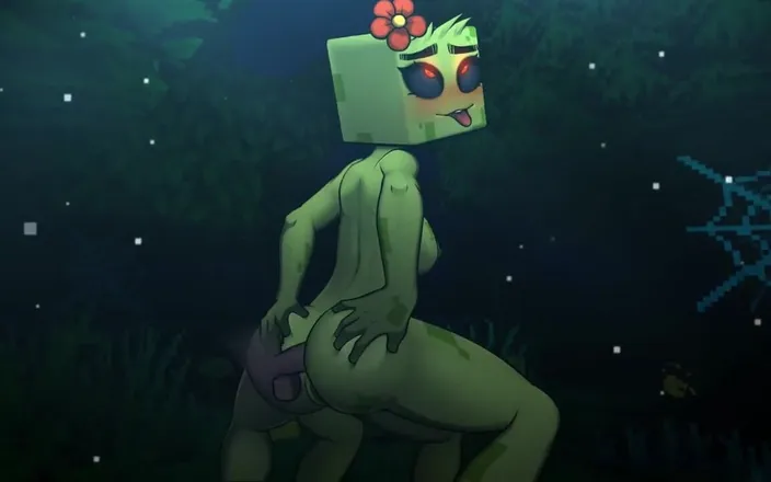 LoveSkySan69Real: Minecraft Hentai Horny Craft - Part 12 - Creeper Anal Sex by Loveskysan69