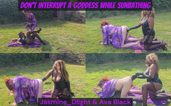 Jasmine Dlight - UK's most extreme anal porn star: Jasmine_dlight & Ava Black - Don't Interrupt a Sunbathing Goddess - Extreme Anal...