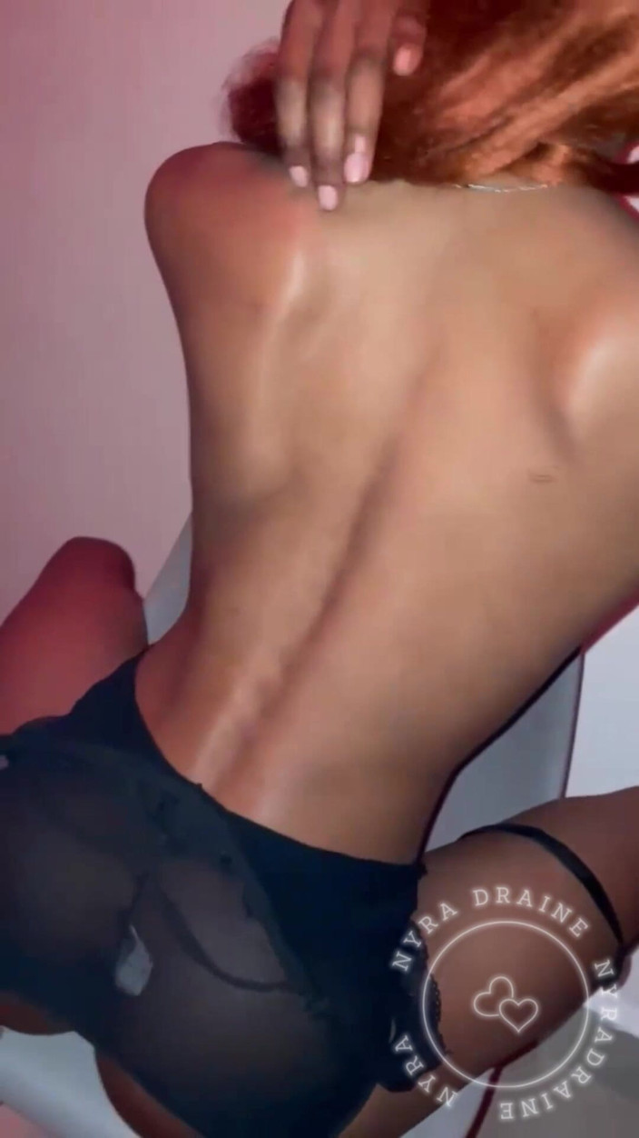 NyraDraine: Lesbian Craves for BBC Pounding Her