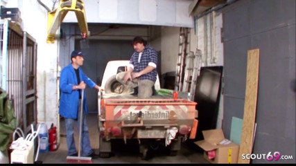 Full porn collection: German apprentice secretary goes to the workshop master and fucks...