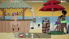 LewdArcade: Fuckerman Collection V1.3 Beach Full Porn Game Play Walkthrough