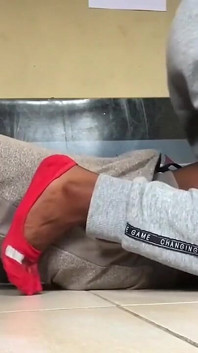 Ebony Teen Riding a Dick