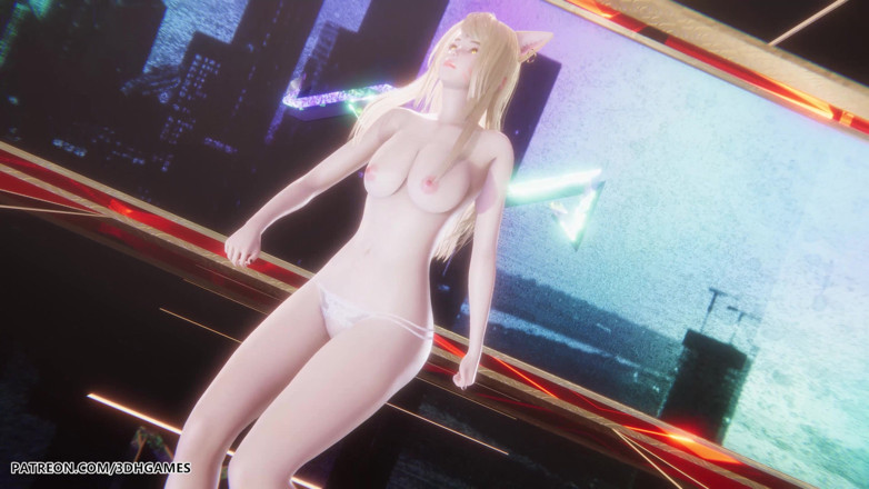 3D-Hentai Games: [mmd] kda - sana ahri ateşli striptiz league of Legends sansürsüz...