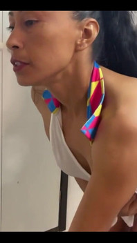 Stepdad Arrives to Help with My Workout