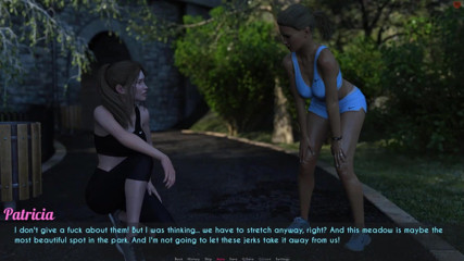 Visual Novels: A wife and stepmother part 66 - gorgeous MILFs in the park