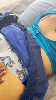 My Saree Was Lifted up - Big Ass Is Massage - Hottest Ass Tease of Indian MILF