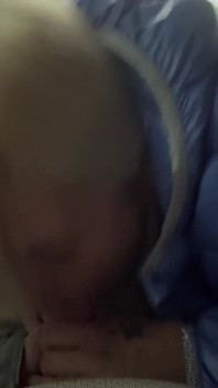 Outdoor Car Blowjob to Cumshot Deep in the Throat Couple Blonde MILF Squirt off