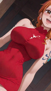 [ai Image] One Piece Nami Hen (whole Cake Island(red Dress)) S