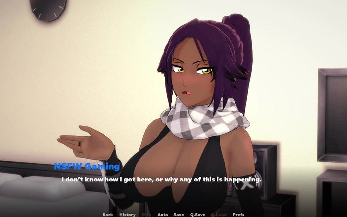 NSFW Gaming: ड्रीम करप्शन v.1 yoruichi - Love Scene (हाथों से चुदाई और चेहरे पर वीर्य)