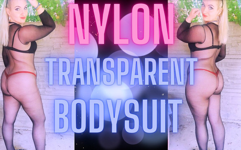 (56) Nylon Transparent Bodysuit (Monica Nylon)