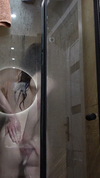 I'm Taking a Shower in My New Bathroom