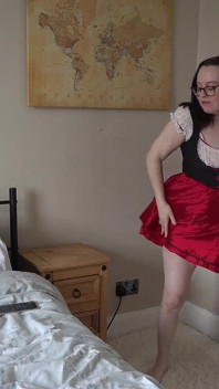 Naughty Red Wench Striptease
