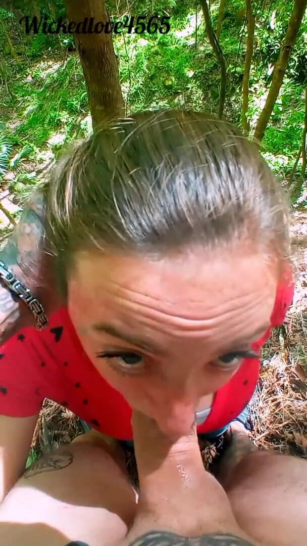 Wickedlove4565: POV, branlette, bâillonnement, pipe, éjaculation dans la bouche