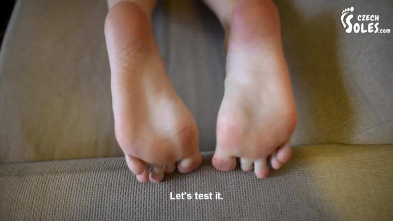 Czech Soles - foot fetish content: Foot fetish model casting with Ivet
