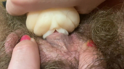 Cuteblonde666: Hardcore clitoris orgasm closeup