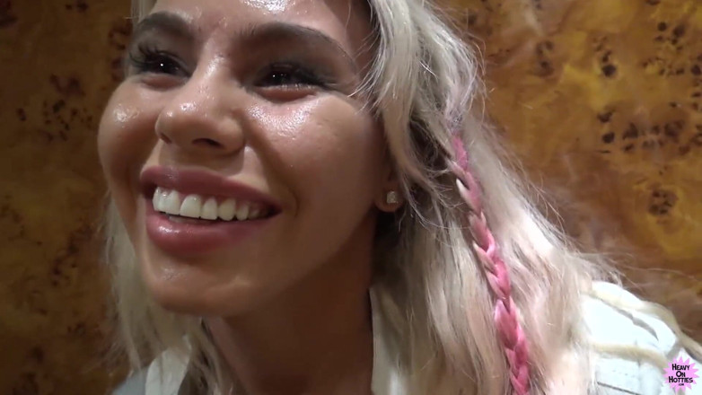 Heavy on Hotties: Skinny blonde ballerina destroyed by loveable fattie