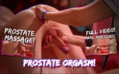 Prostata massage och kuk mjölkning!