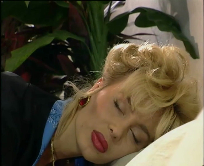 Vintage Climax: Blonde bitch gets fucked in both holes