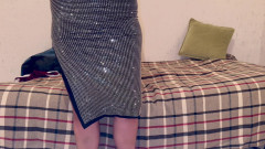 Teen and Milf Female Sex: Úžasný velký zadek model opravdu chtěl ve falešném domácím videu