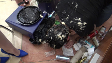 Femdom Austria: Garbage Boy Video! Slut Girls Condom and Garbage Tyranny!