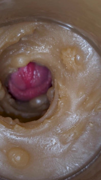 Precum Squirting in My Pussy Toy Camera in Vagina 4K. Extreme Close up!
