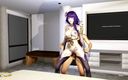 X Hentai: Prinzessin mit dicken möpsen reitet ihren Solider, teil 01 - 3D animation 284