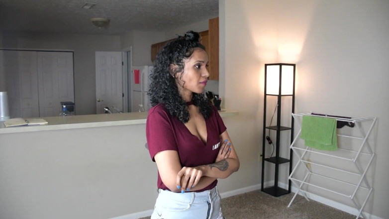 Horny Lily: Rich bratty stepdaughter wants expensive bag but stepdad wants ass