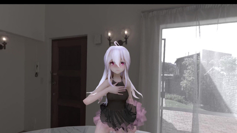 MikuMotion: [mmd] 弱音chocolate Cream Black Stockings; Dress; Butt Plug; Anal Beads; Erotic...