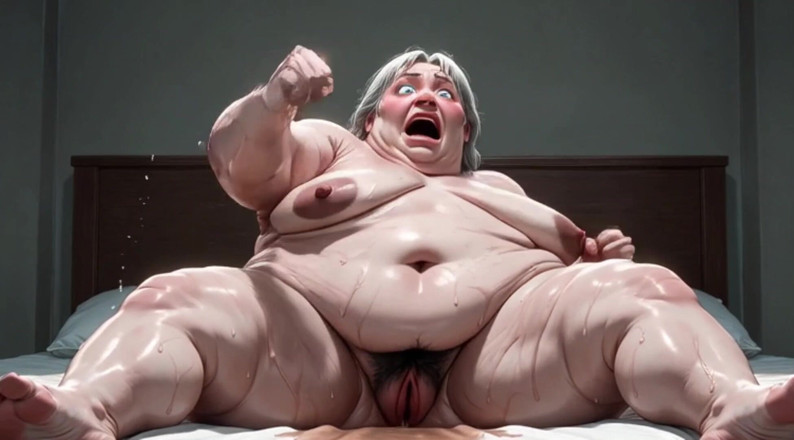 YOUR BEST FANTASY: Fat BBW Hairy Bush Masturbation - Wet Hairy Pussy Rubbing &amp; Creamy...