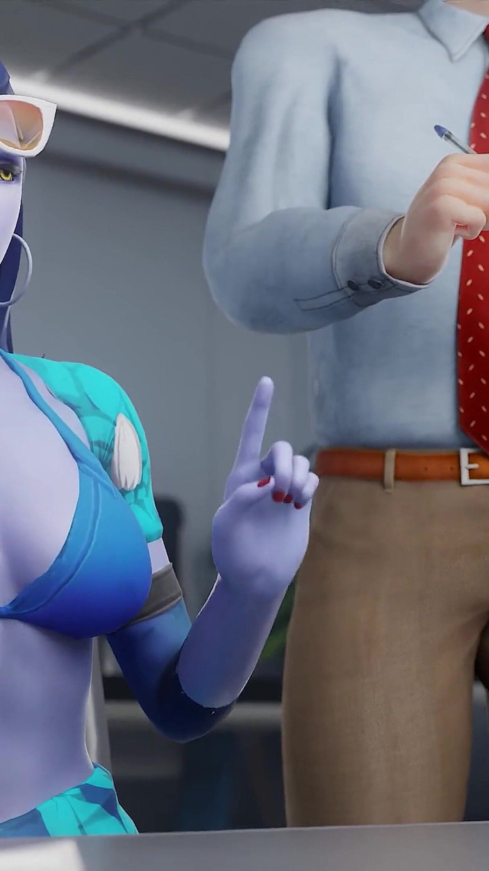 Orlikx: Widowmaker havaalanı iki adam tarafından sikiliyor ve çifte penetrasyon - overwatch 3d animasyon