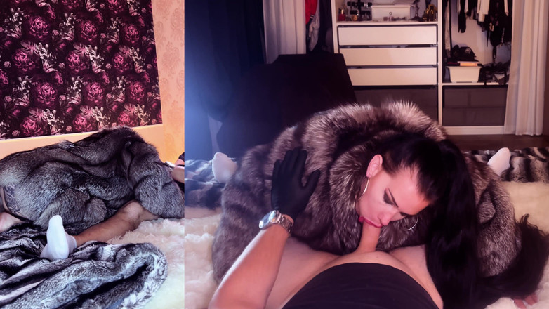 MissAlessaMilano: Místo paření jsem se svou tajnou fetiší v kožichu šukal