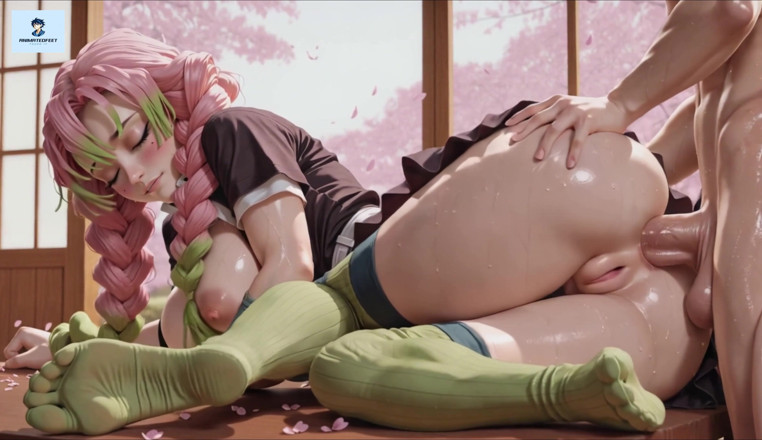 Animatedfeet: Mitsuri Kanroji Demon Slayer Anal Feet Stockings