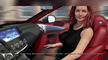 3DXXXTEEN2 Cartoon: Rude thoughts on tan lines and fishnets. 3D porn cartoon sex