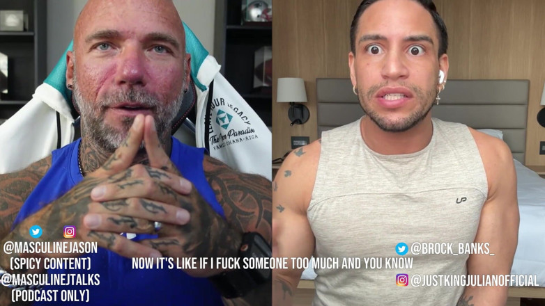 Raw and Uncensored with Masculine Jason: Confesiones de estrellas porno - Brock Banks / King Julian (episodio 127)