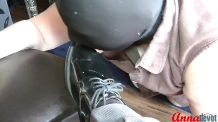 Anna Devot: Annadevot - Slave licks shoes clean
