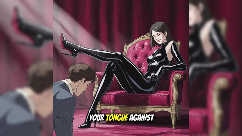 Angular Dominique: Твій язик - моя взуттєва щітка: поклоніння ногам і підготовка до публічного приниження