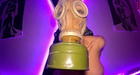 Gas Mask Breath Control - Fuck Machine Orgasm