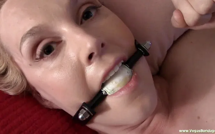 Spungy Gunk Films: Bound blonde taught to behave