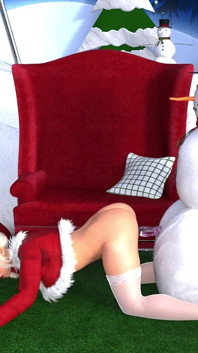 Mevrouw Claus heeft plezier