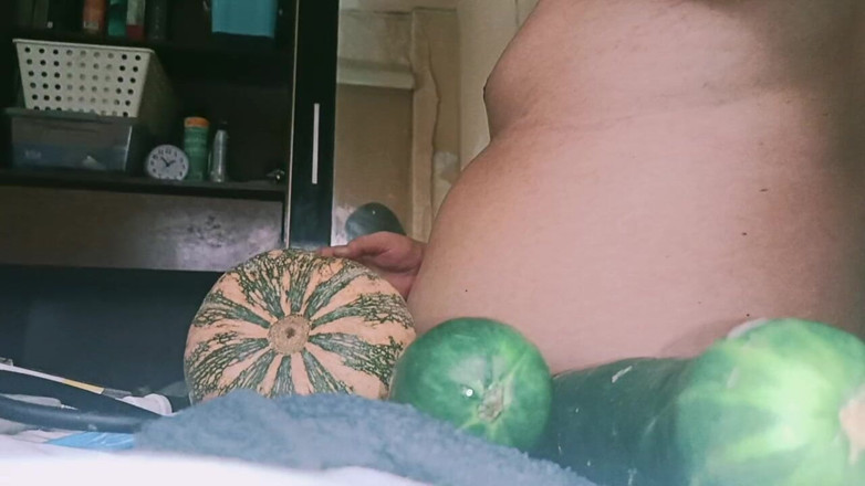 Love toy dildo: Marrow and Cucumber