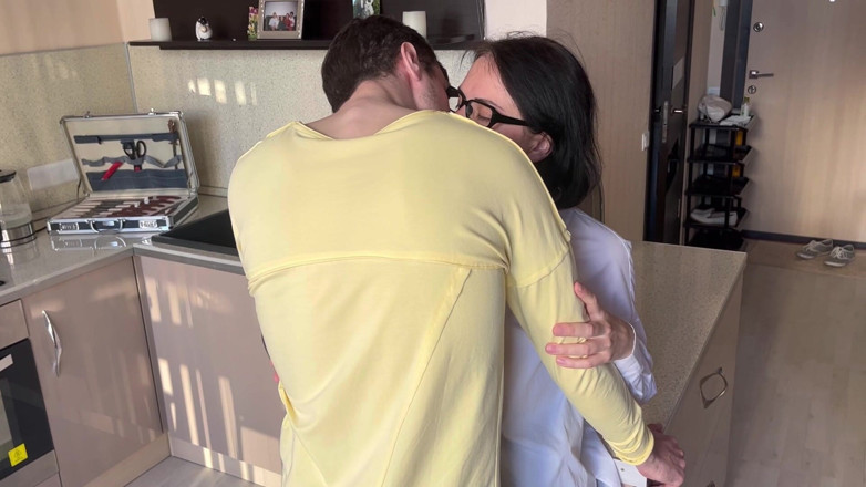 Aleks Sam: Double Penetration of a Friend's Wife - Young Wife Cums From...