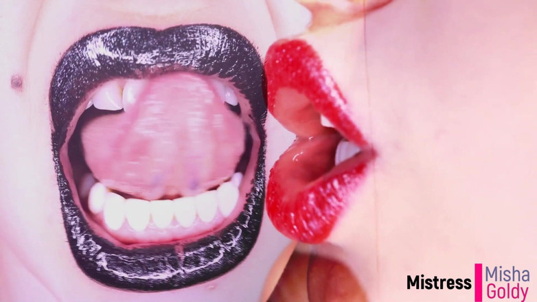 Goddess Misha Goldy: 黒vs赤の誘惑JOI