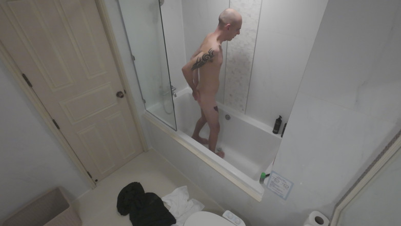 Big dick dadddy: Secret Shower Cam Caught Me Touching Myself