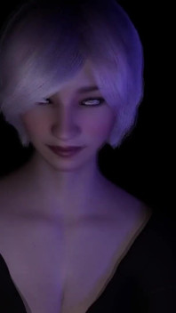 Girl stripping and giving you a blow job: 3d porn POV