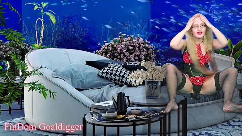 FinDom Goaldigger: Pelajaran si jalang banci