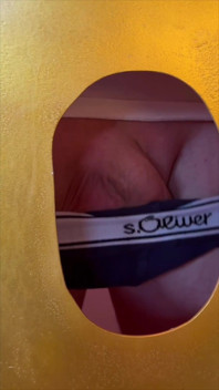 Cumshot Challenge - Uncut Xl Cock at the Gloryhole