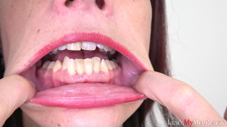 Inside My Mouth: Mouth fetish clip with ali bordeaux fullhd - Inside my mouth
